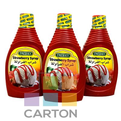 FRESHLY STRAWBERRY SYRUP -3*709ML